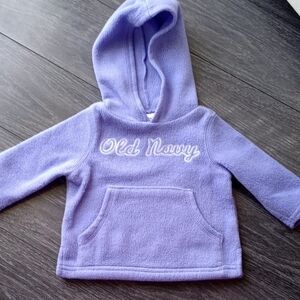 Old Navy Kids Lavender Hoodie 6-9 Months Baby Girl Boy Sweatshirt